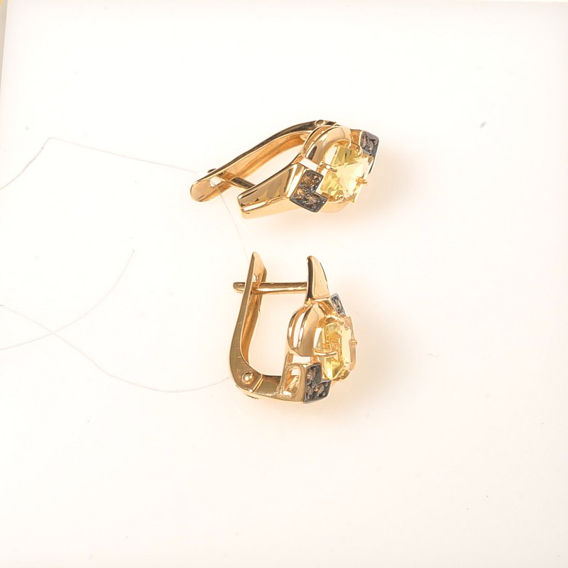 Серьги кл2590а-6 (Au 585)