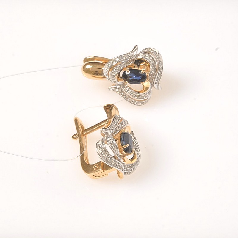 Серьги 3021520 (Au 585)