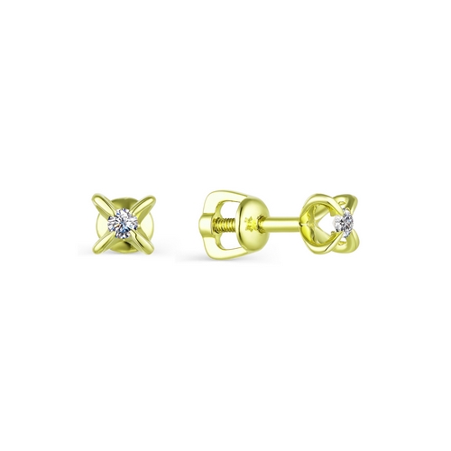 Серьги 23606-300 (Au 585)