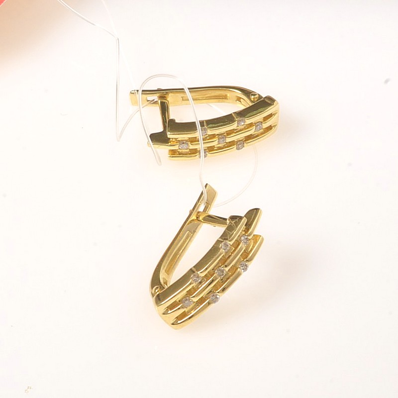 Серьги 1020076 (Au 585)