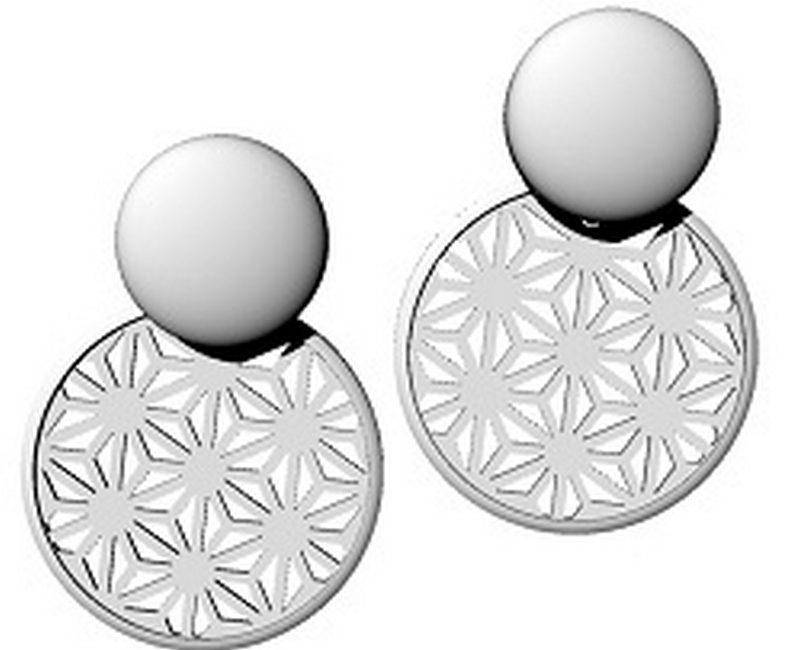 Серьги С-3605-Р (Ag 925)