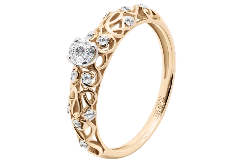 Кольцо 311055 (Au 585)