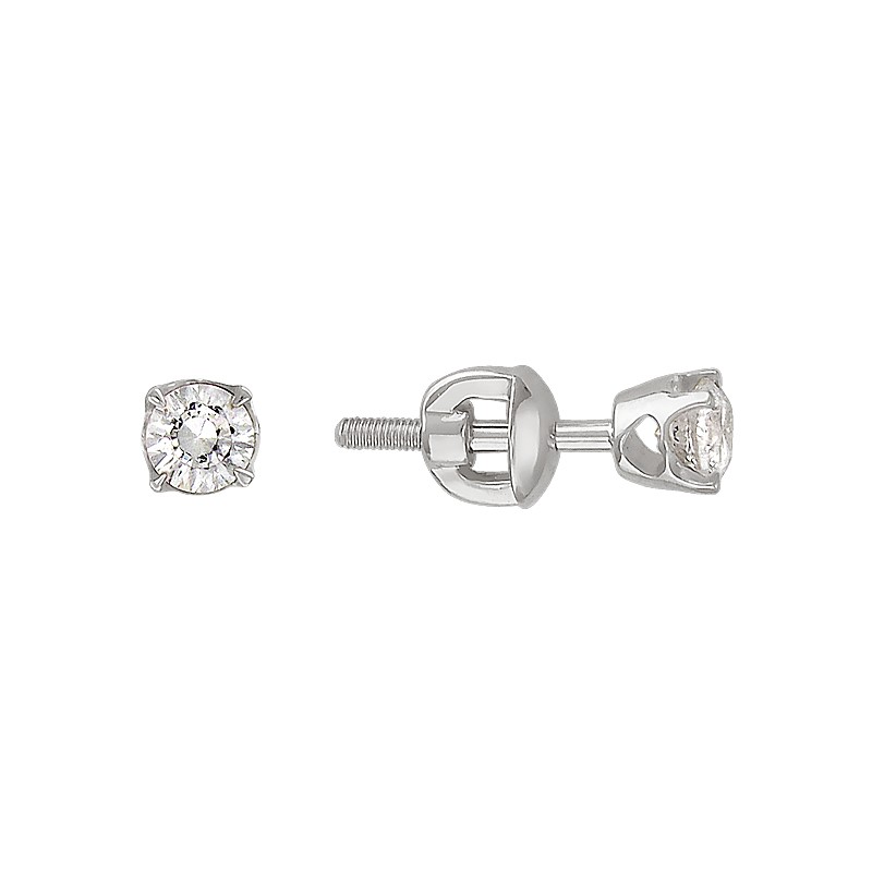 Серьги 01С129312 (Au 585)