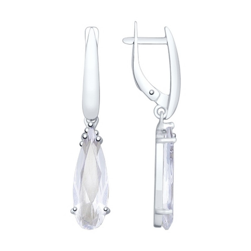 Серьги 92021960 (Ag 925)