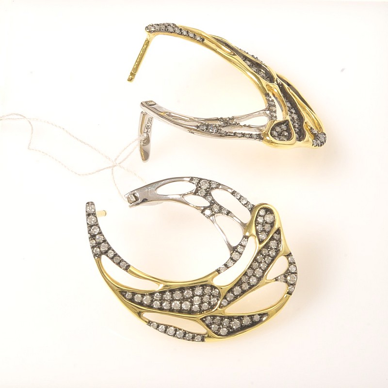 Серьги 46-4-DD-E-000350 (Au 585)