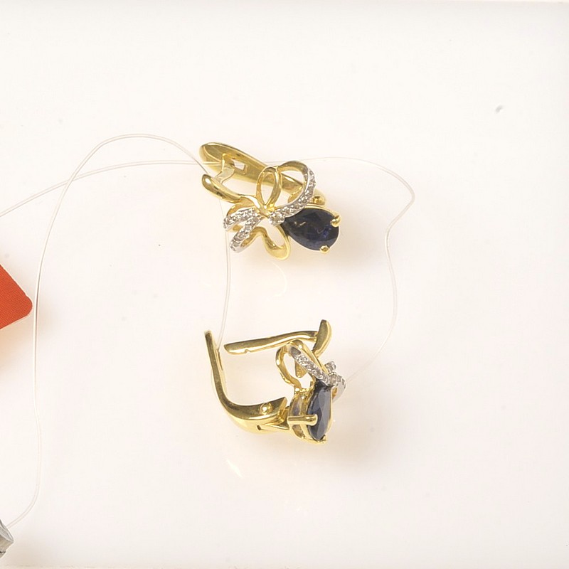 Серьги 3021046 (Au 585)