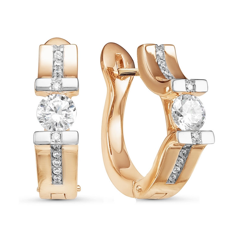 Серьги дф120125 (Au 585)